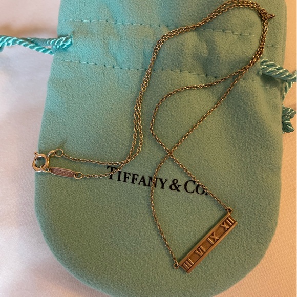 Tiffany&Co. Atlas Collection 925 Bar Necklace - Picture 2 of 7
